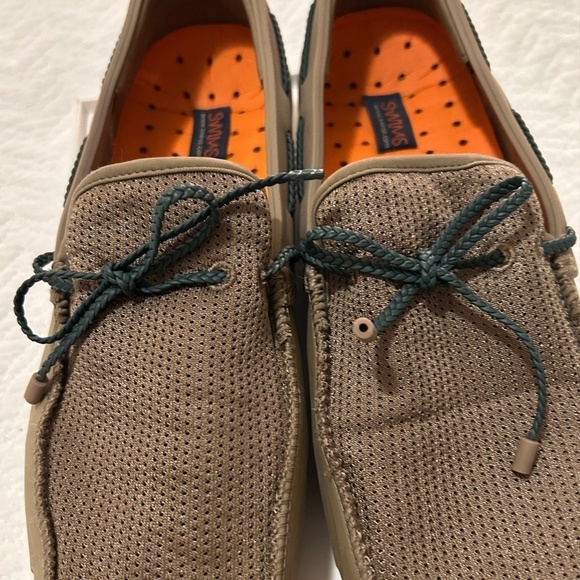 Swims Men’s Braided Lace Loafer Dark Beige Size 9 - Picture 9 of 16